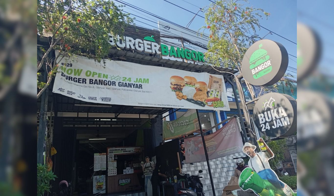 Outlet Burger Bangor di Bali Siap Sajikan Burger Lokal Premium